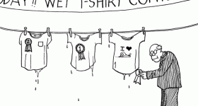 Wet t-shirt contest