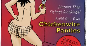 popular lingerie. chickenwire panties